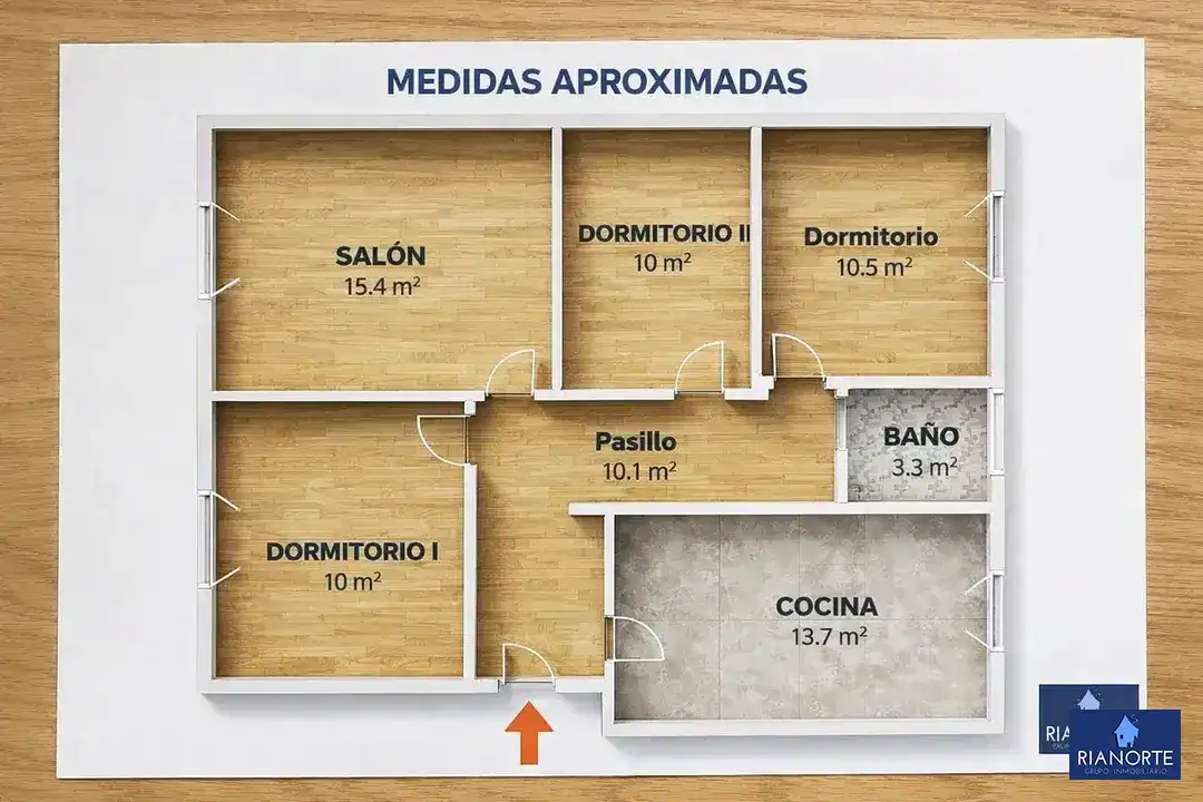 Piso en venta en Gozón con Calefacción, Trastero y Amueblado