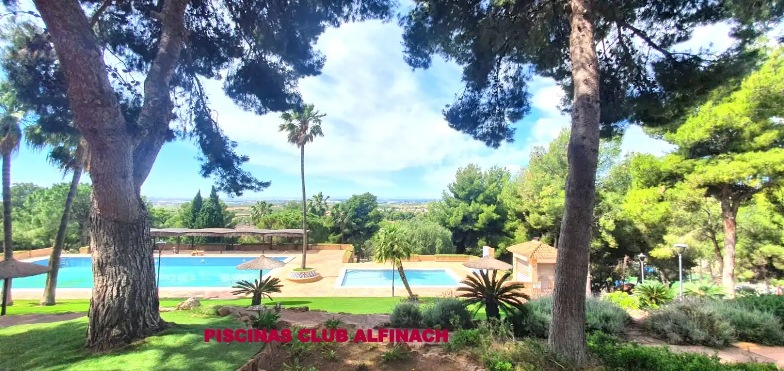 Schwimmbecken von Haus oder Chalet zur Miete in Puçol mit Heizung, Privatgarten und Terrasse