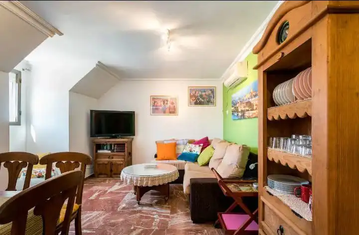 Sala de estar de Ático en venta en Sevilla con Aire acondicionado y Calefacción