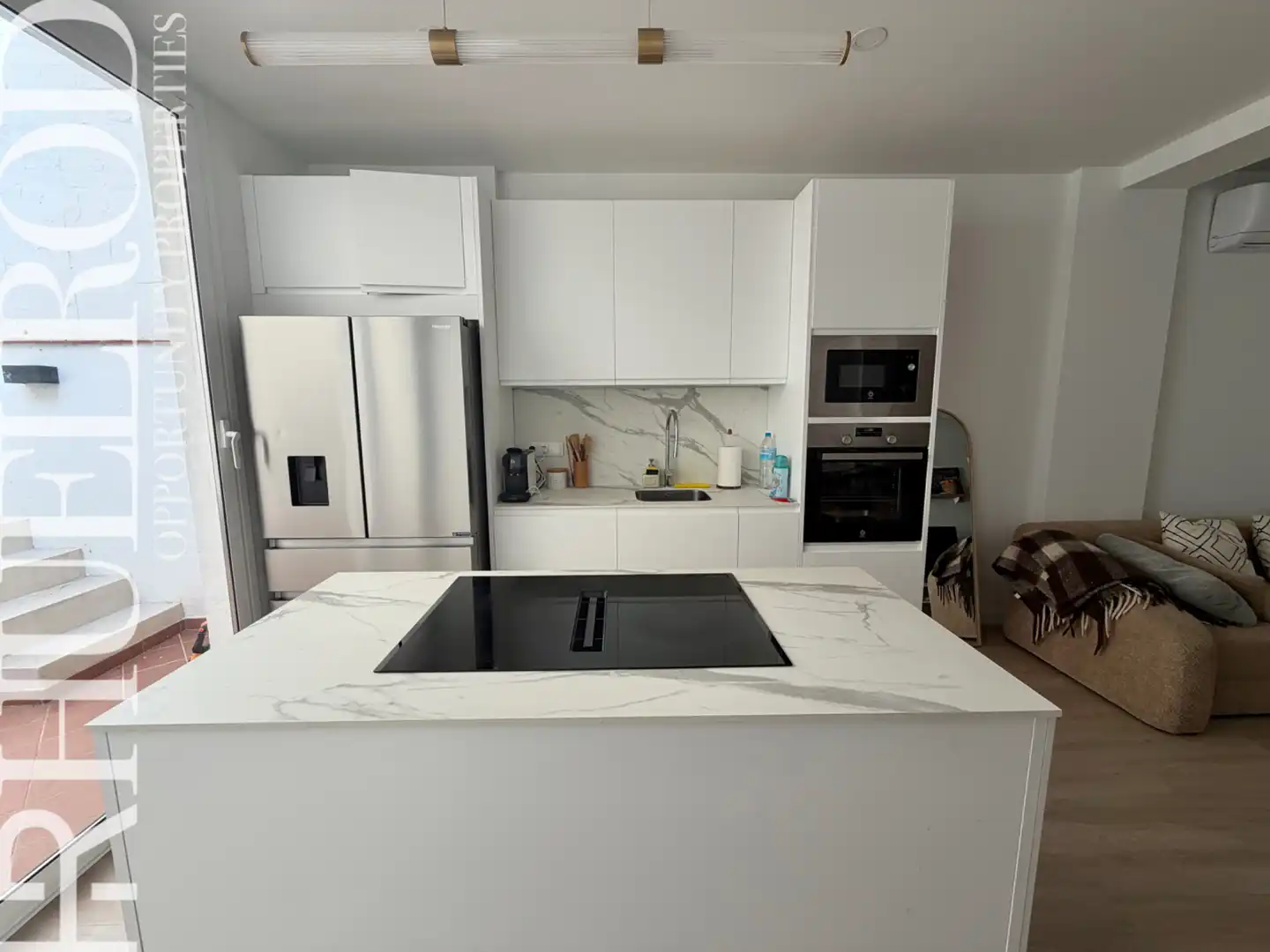 Cocina de Planta baja en venta en Calella con Aire acondicionado, Parquet y Terraza