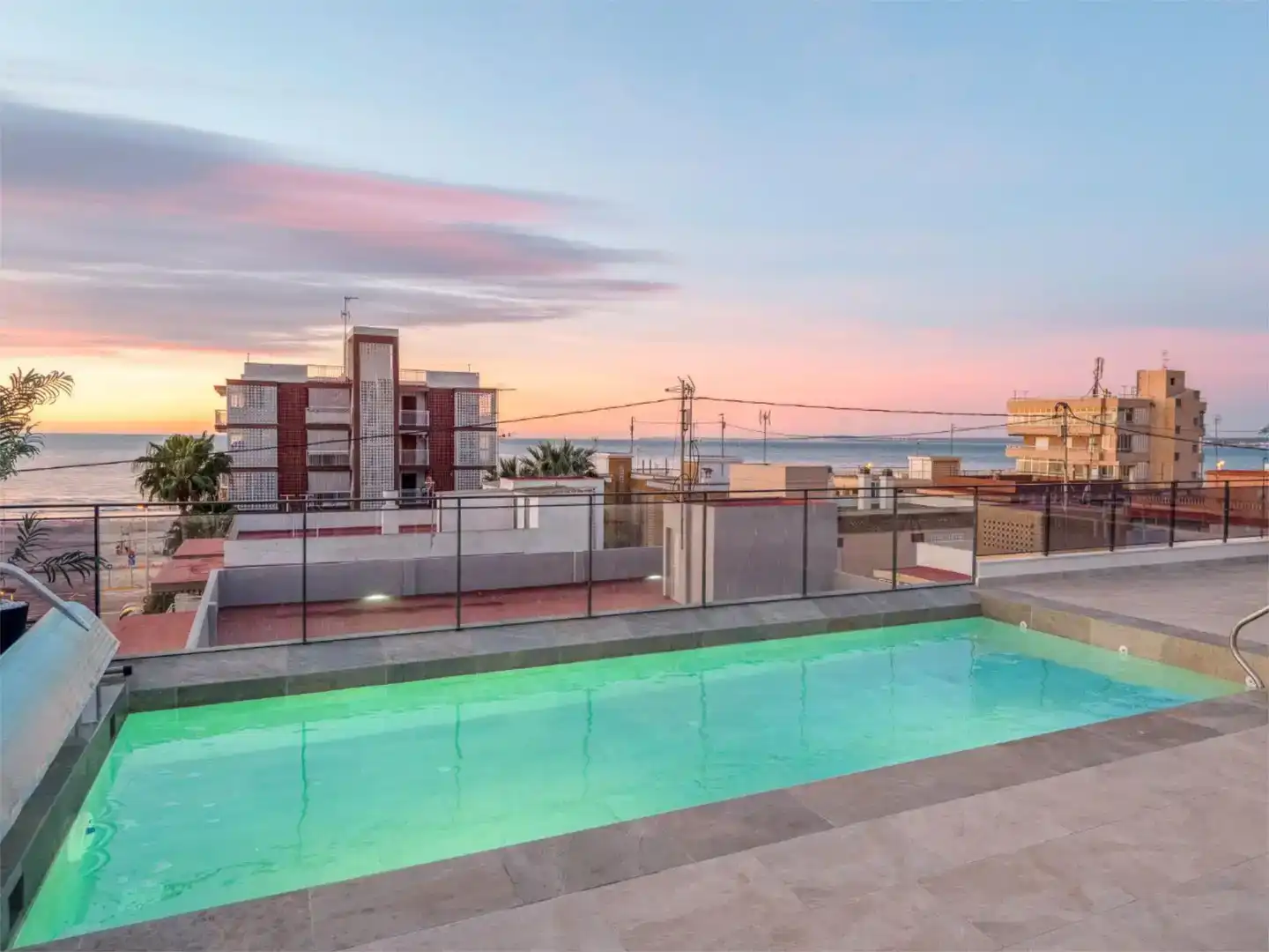 Swimming pool of Commercial properties for sale in Santa Pola  with Air Conditioner