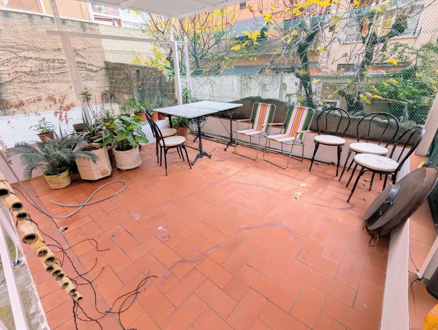 Terrasse von Loft zum Verkauf in Barcelona mit Klimaanlage, Heizung und Parkett