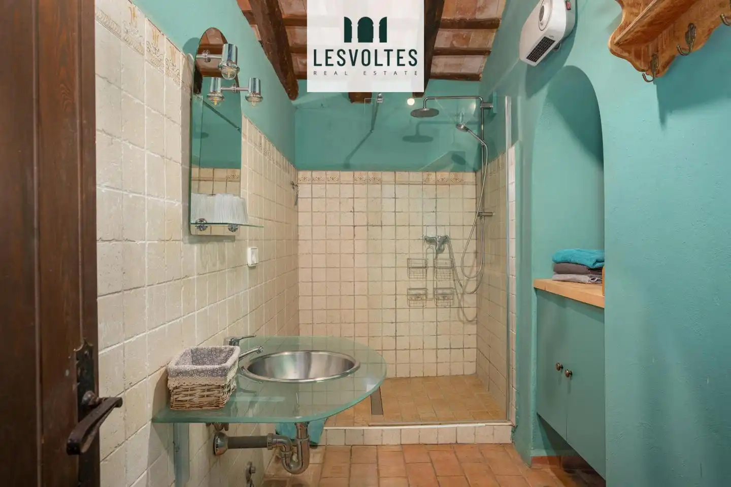 Baño de Casa o chalet en venta en Bellcaire d'Empordà con Calefacción, Jardín privado y Parquet