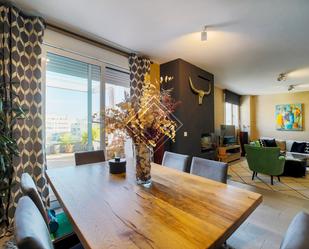 Dining room of Duplex for sale in  Madrid Capital  with Terrace, Storage room and Community pool