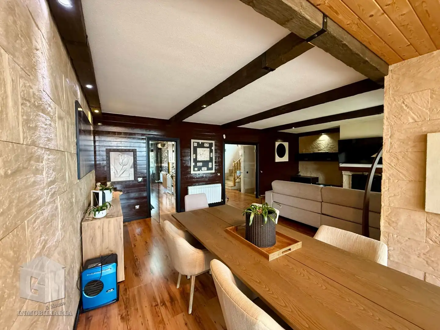 Dining room of Detached homes for sale in Arroyomolinos (Madrid)  with Air Conditioner, Heating and Private garden