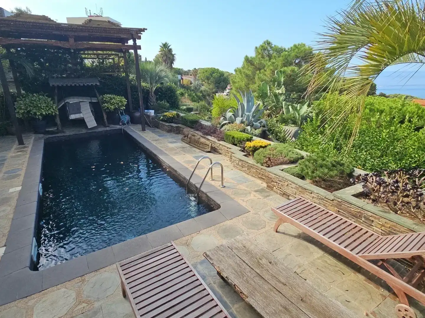 Piscina de Casa o chalet en venta en Lloret de Mar con Aire acondicionado, Jardín privado y Terraza