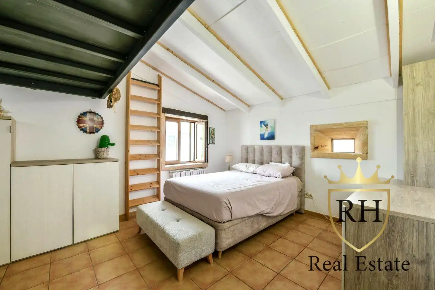 Bedroom of Houses for sale in Campanet  with Air Conditioner, Heating and Terrace