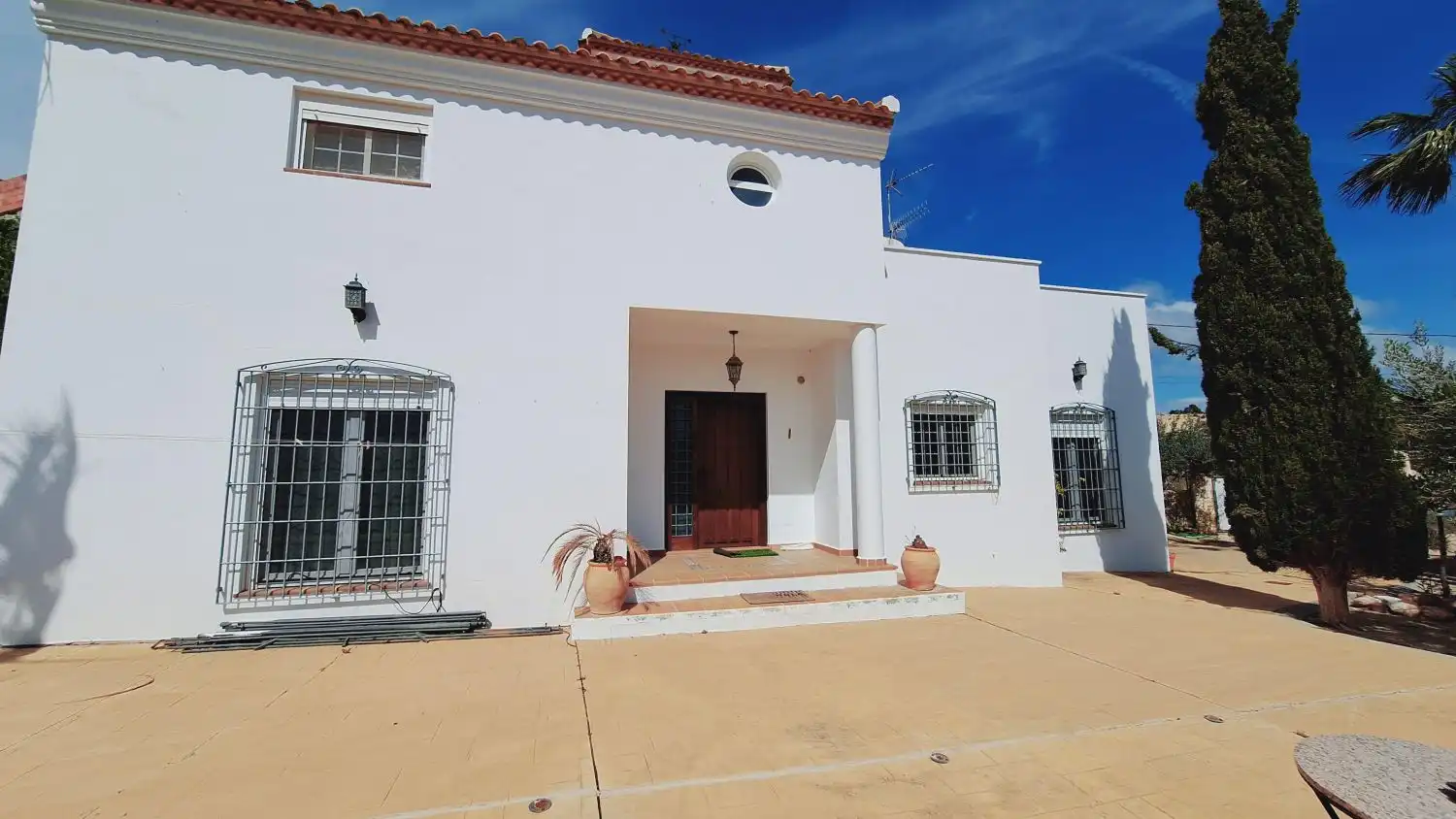 Vista exterior de Casa o xalet en venda en Los Gallardos amb Aire condicionat