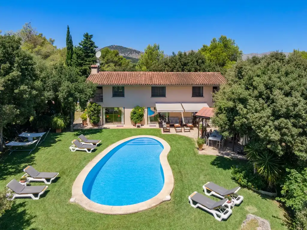 Jardín de Finca rústica en venta en Pollença con Aire acondicionado, Calefacción y Jardín privado