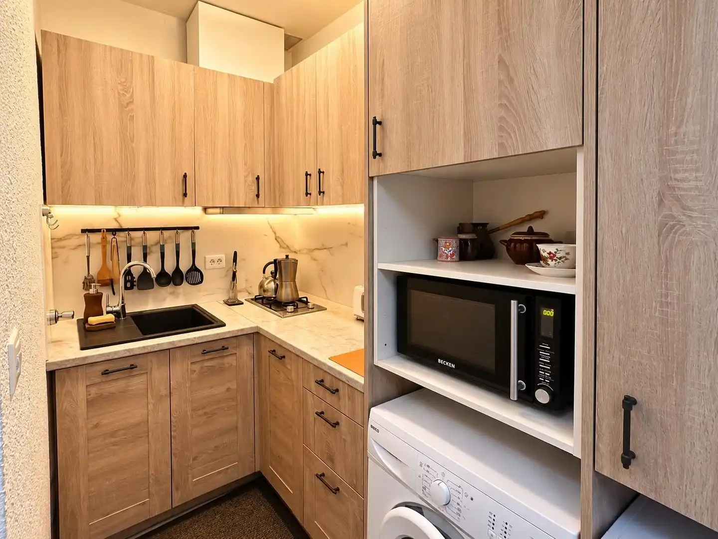 Cocina de Casa o chalet en venta en Torrevieja con Aire acondicionado, Jardín privado y Amueblado