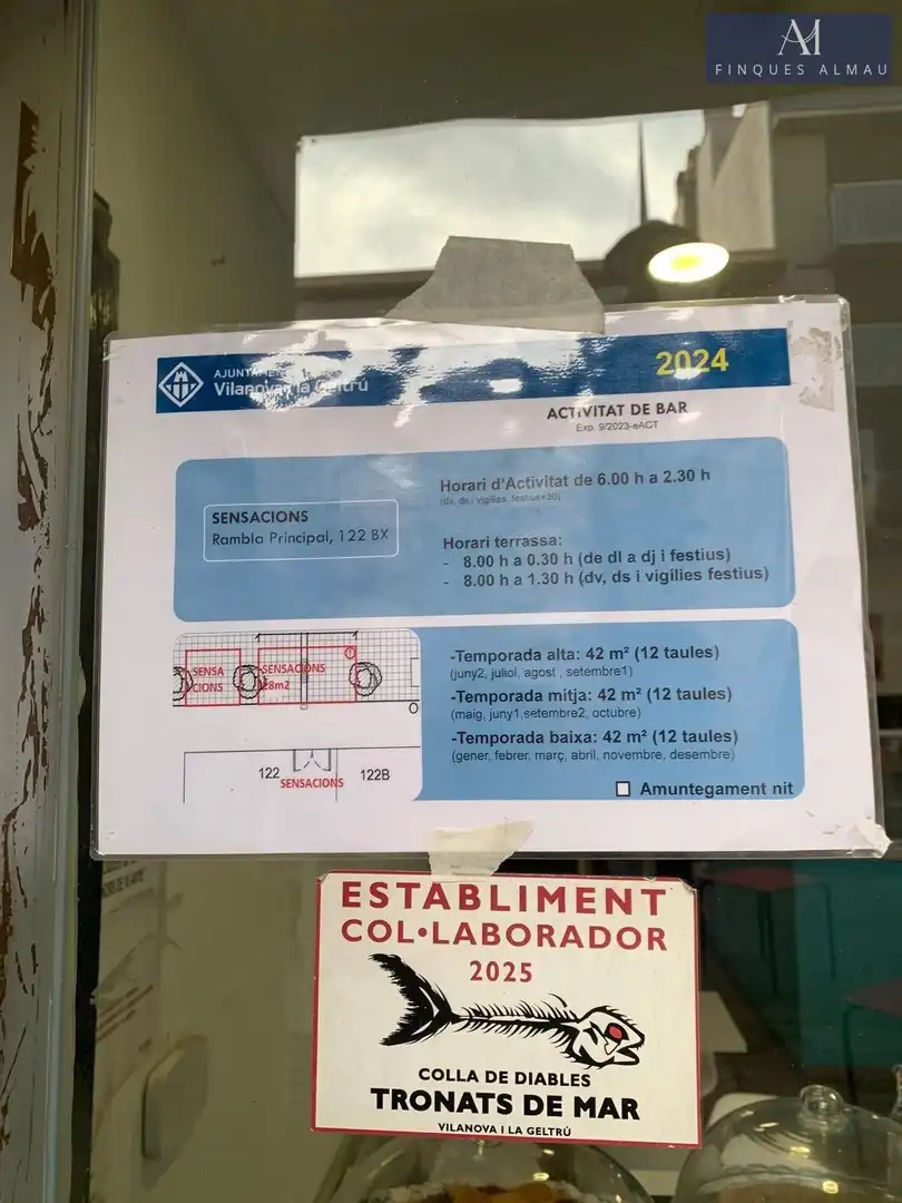 Local de alquiler en Vilanova i la Geltrú con Aire acondicionado y Amueblado