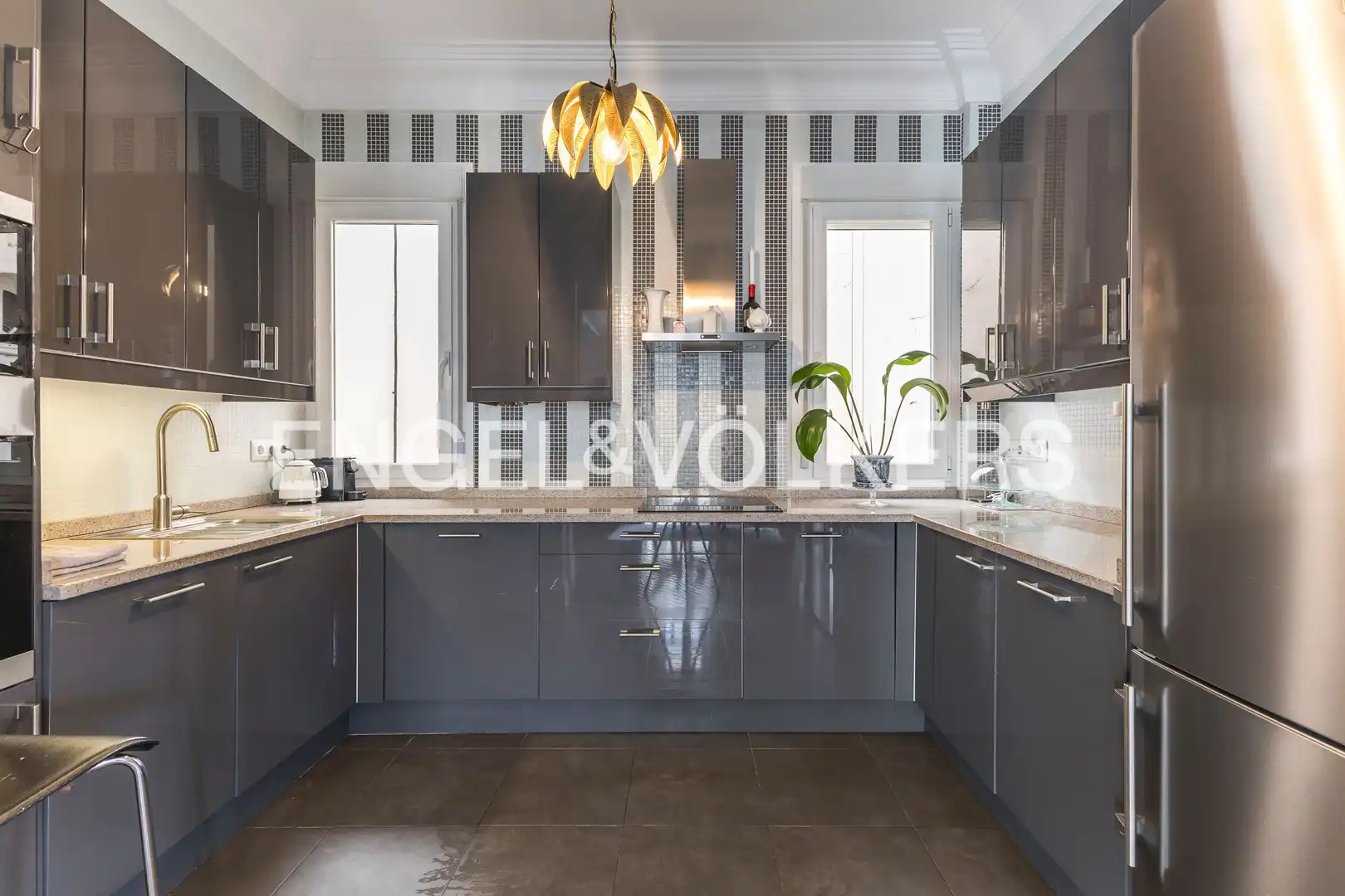 Kitchen of Flat for sale in Madrid  with Air Conditioner, Heating and Balcony
