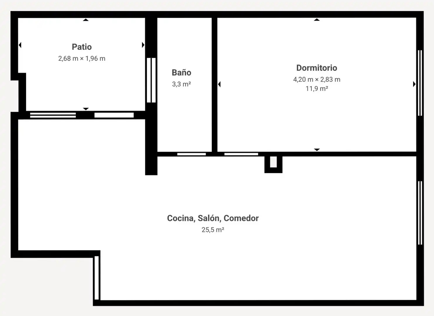 Flat for sale in Granada  with Air Conditioner, Heating and Furnished