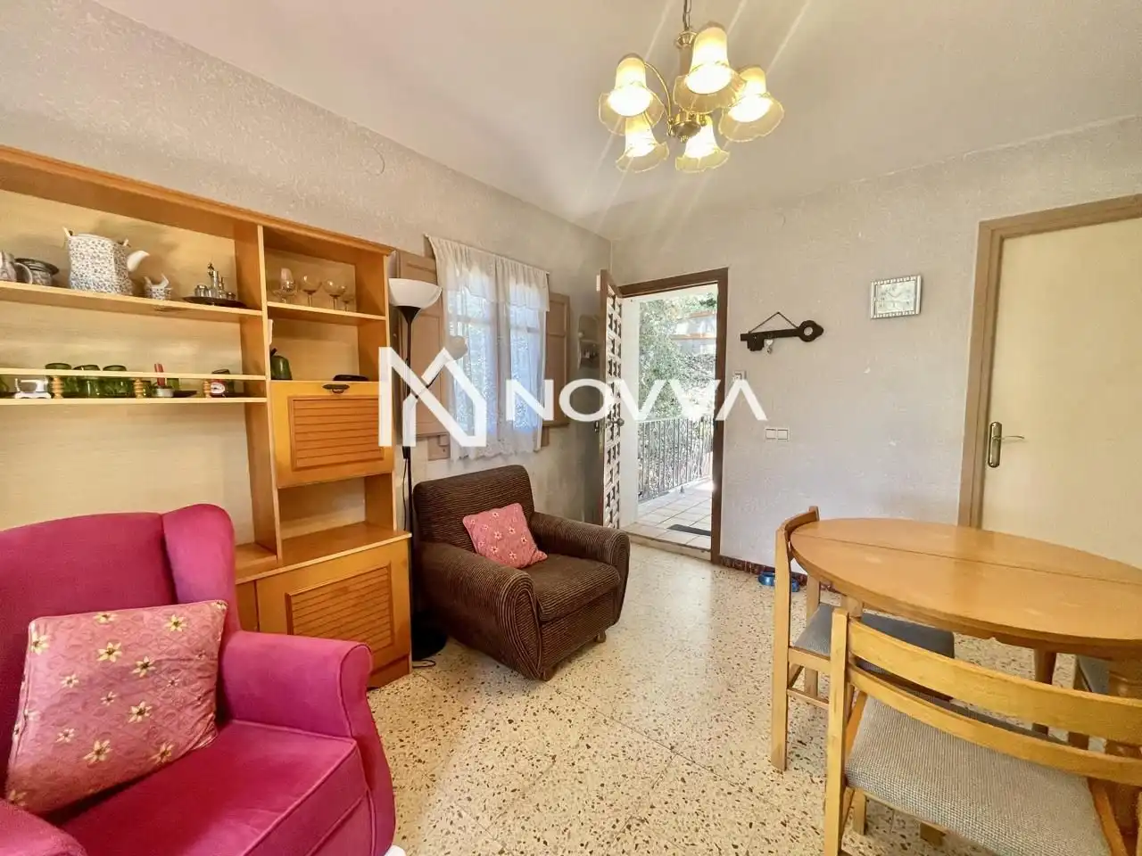 Sala d'estar de Casa o xalet en venda en Lloret de Mar amb Jardí privat