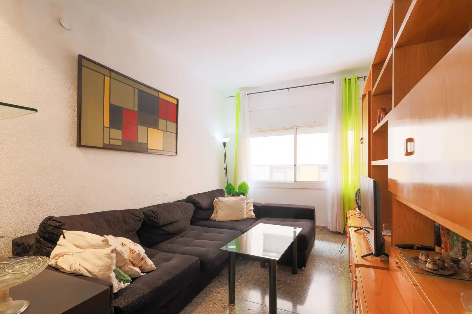 Living room of Flat for sale in Barcelona  with Terrace