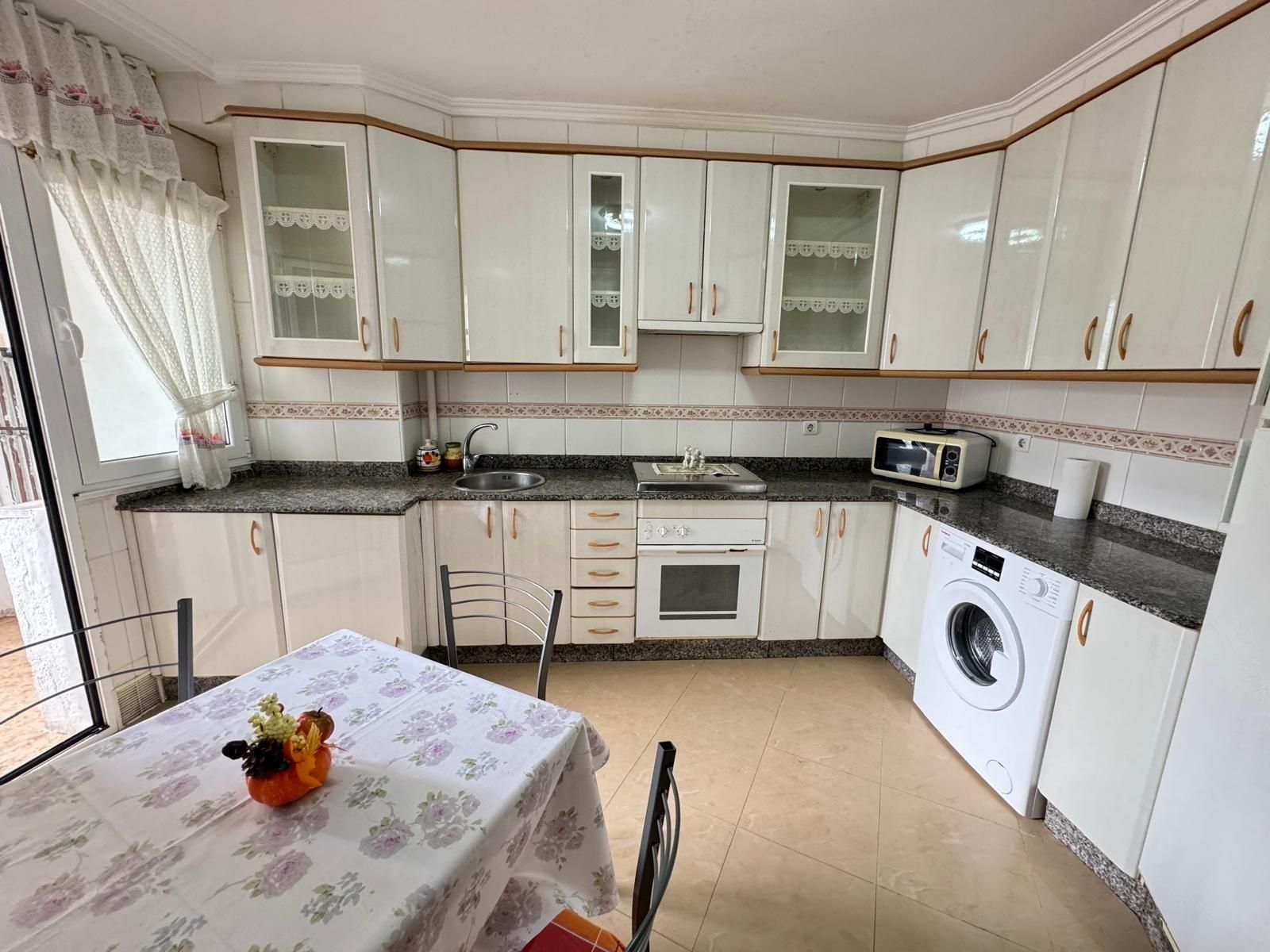 Kitchen of Flat for sale in Ponferrada  with Heating, Terrace and Storage room