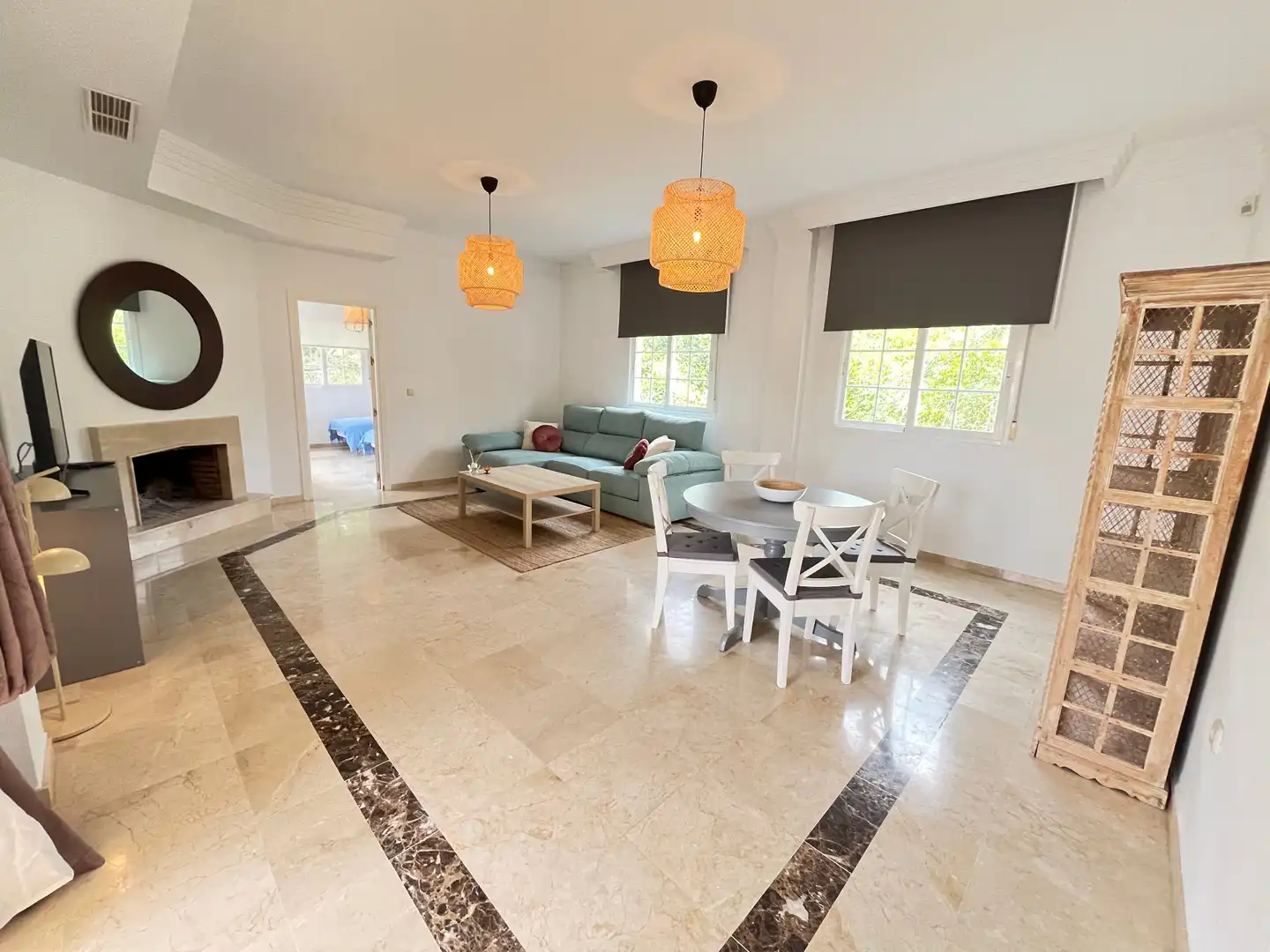 Dining room of Flat for sale in Marbella  with Air Conditioner, Terrace and Storage room
