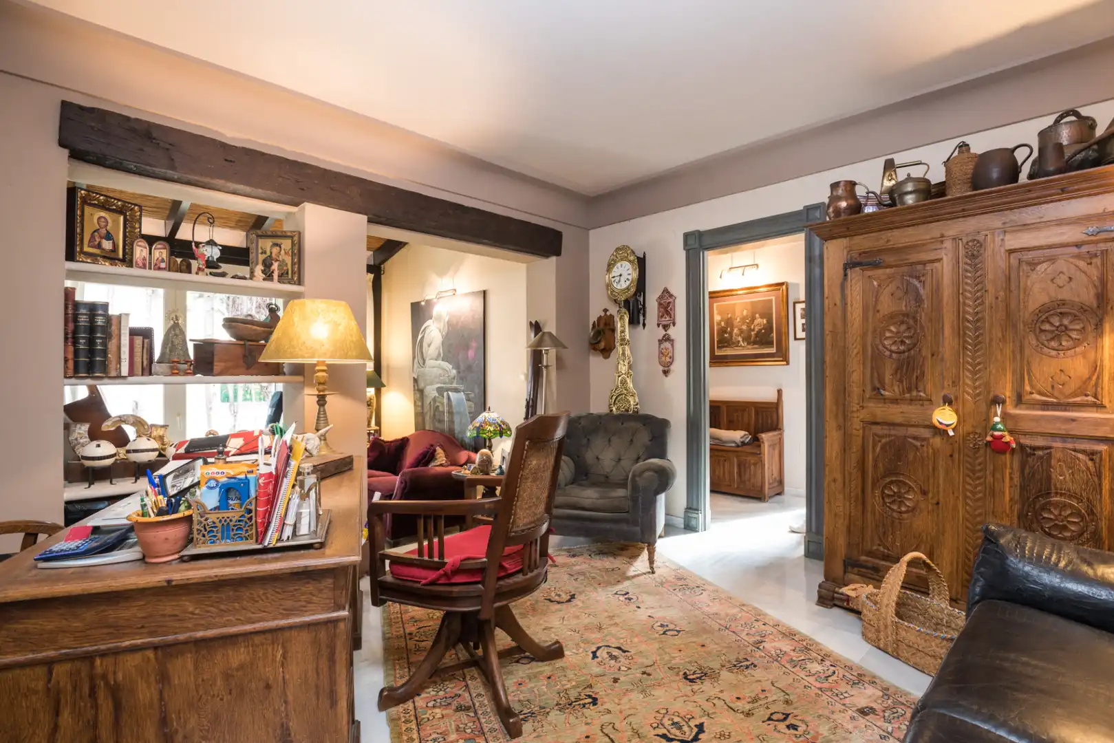 Sala de estar de Casa o chalet en venta en Marbella con Aire acondicionado, Jardín privado y Terraza