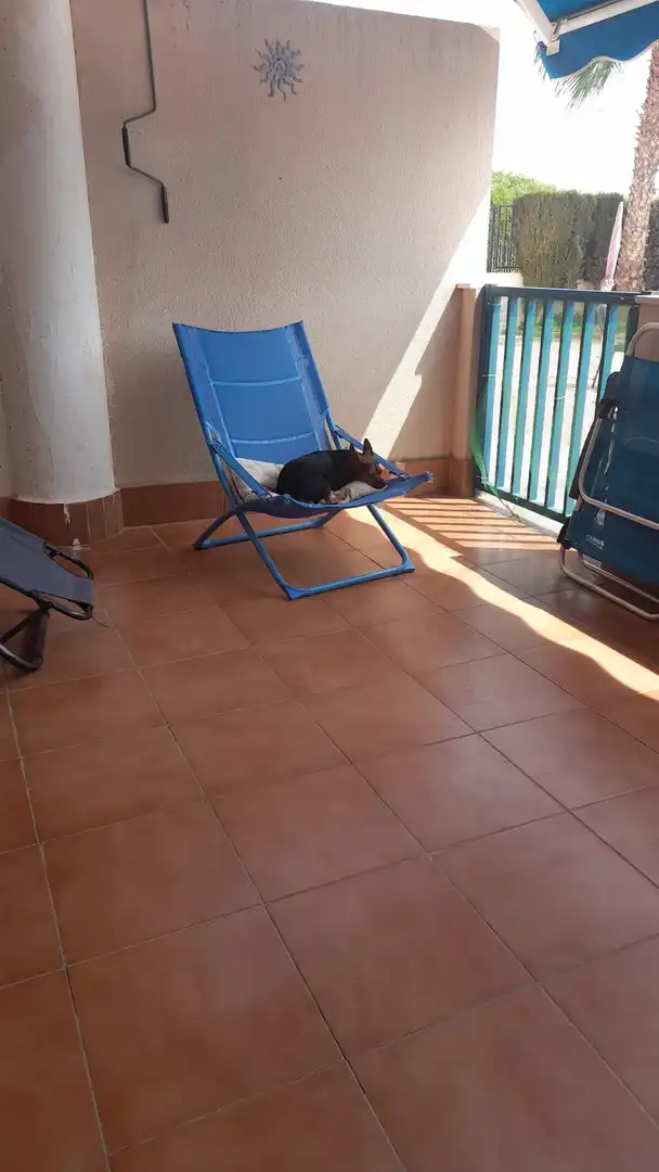 Terrasse von Erdgeschoss zum Verkauf in Mazarrón mit Terrasse, Möbliert und Ofen