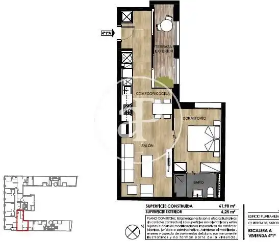 Habitación de Piso en venta en Barcelona con Aire acondicionado, Calefacción y Jardín privado