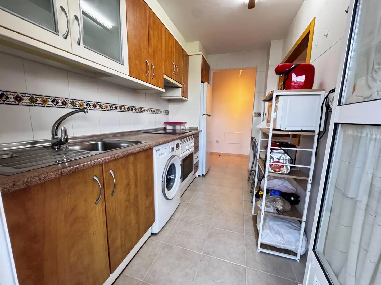 Kitchen of Flat for rent in El Ejido  with Private garden, Terrace and Furnished
