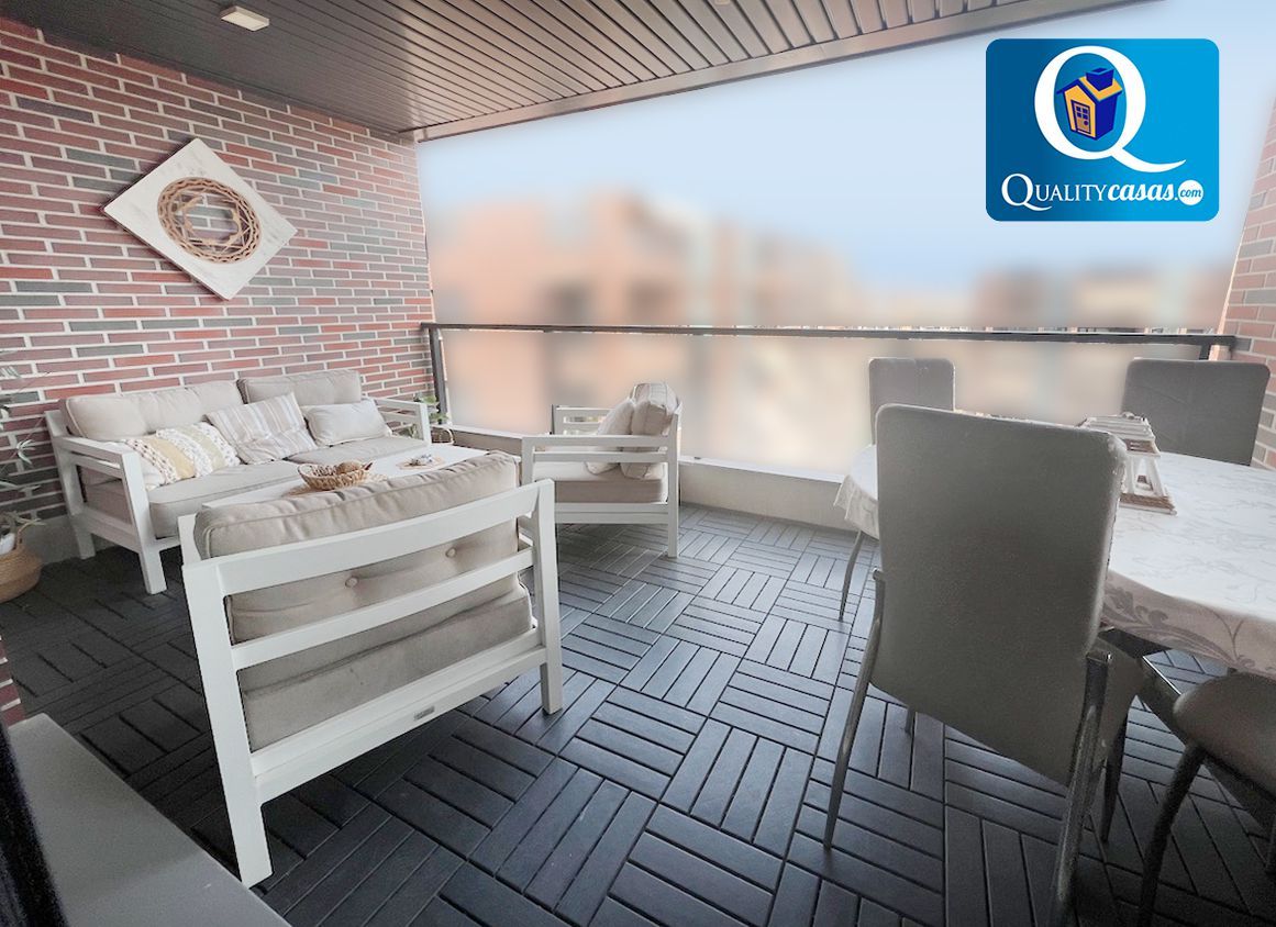 Terraza de Piso en venta en Alicante / Alacant con Aire acondicionado, Terraza y Trastero