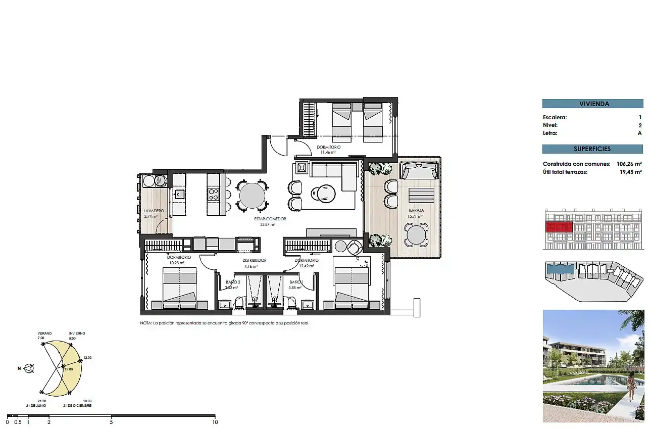 Appartement compact avec terrasse à vendre à Mar Menor Golf, imagen 29