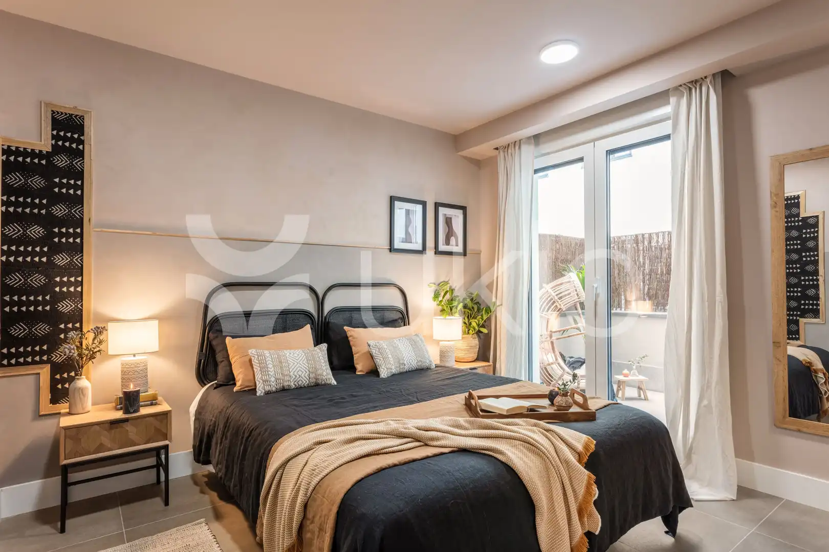 Bedroom of Apartments for rent in Madrid  with Air Conditioner, Heating and Terrace