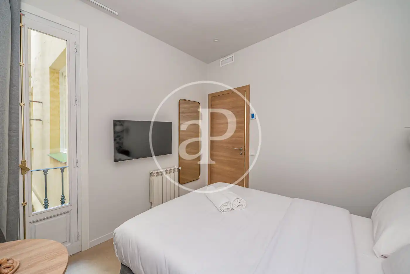 Bedroom of Flat for sale in Madrid  with Air Conditioner, Heating and Furnished