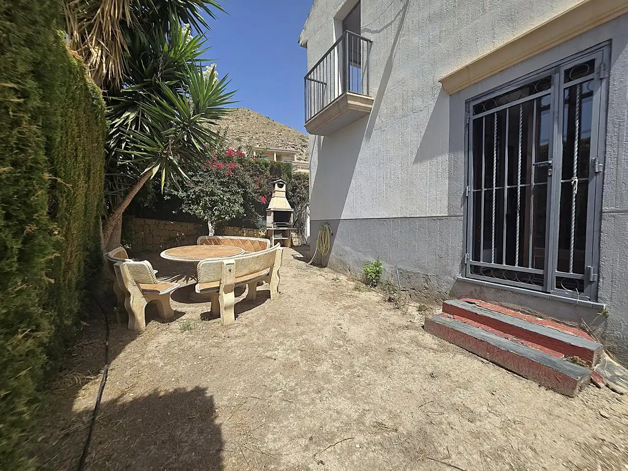 Terrassa de Casa adosada en venda en Finestrat amb Aire condicionat, Jardí privat i Terrassa