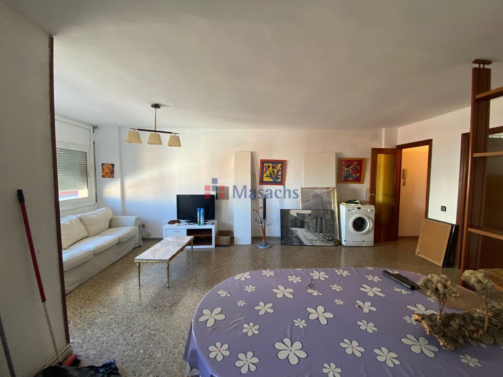 Sala d'estar de Pis en venda en Terrassa amb Terrassa