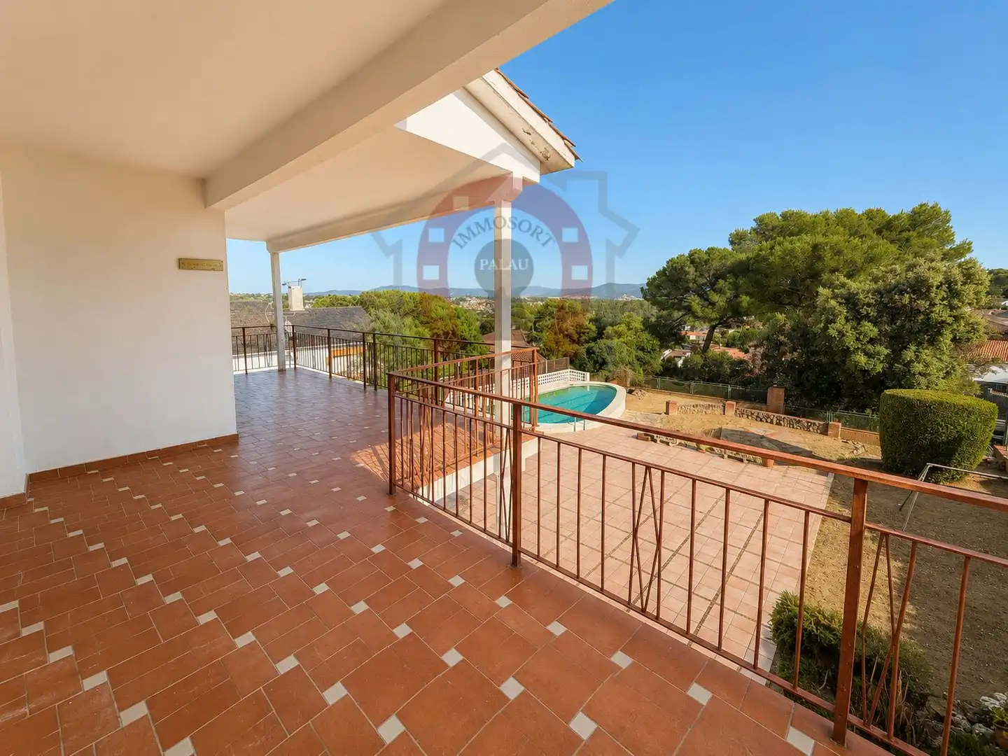 Terrassa de Casa o xalet en venda en Palau-solità i Plegamans amb Jardí privat, Terrassa i Piscina