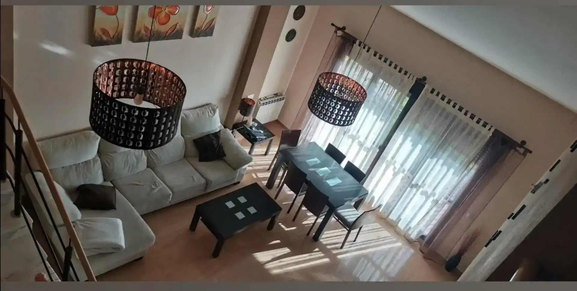 Sala d'estar de Casa adosada en venda en Zaratán