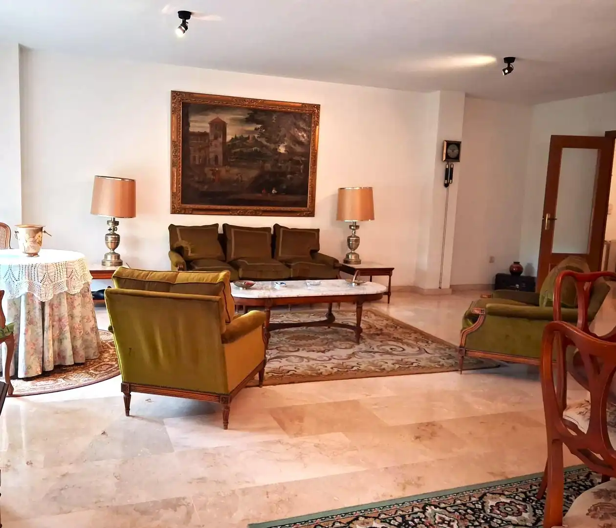 Living room of Flat for sale in Gandia  with Heating, Terrace and Storage room