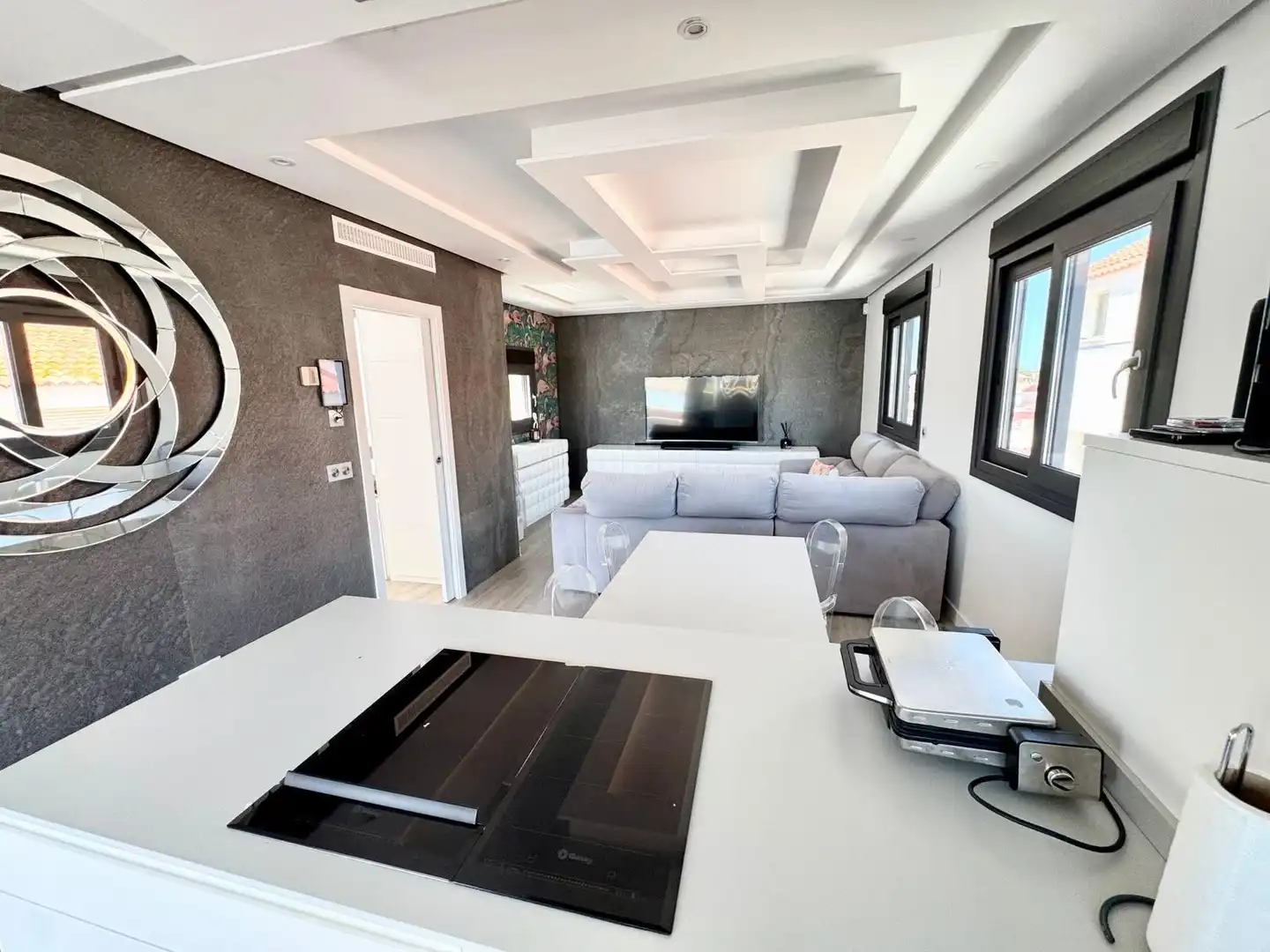 Sala de estar de Ático de alquiler en Punta Umbría