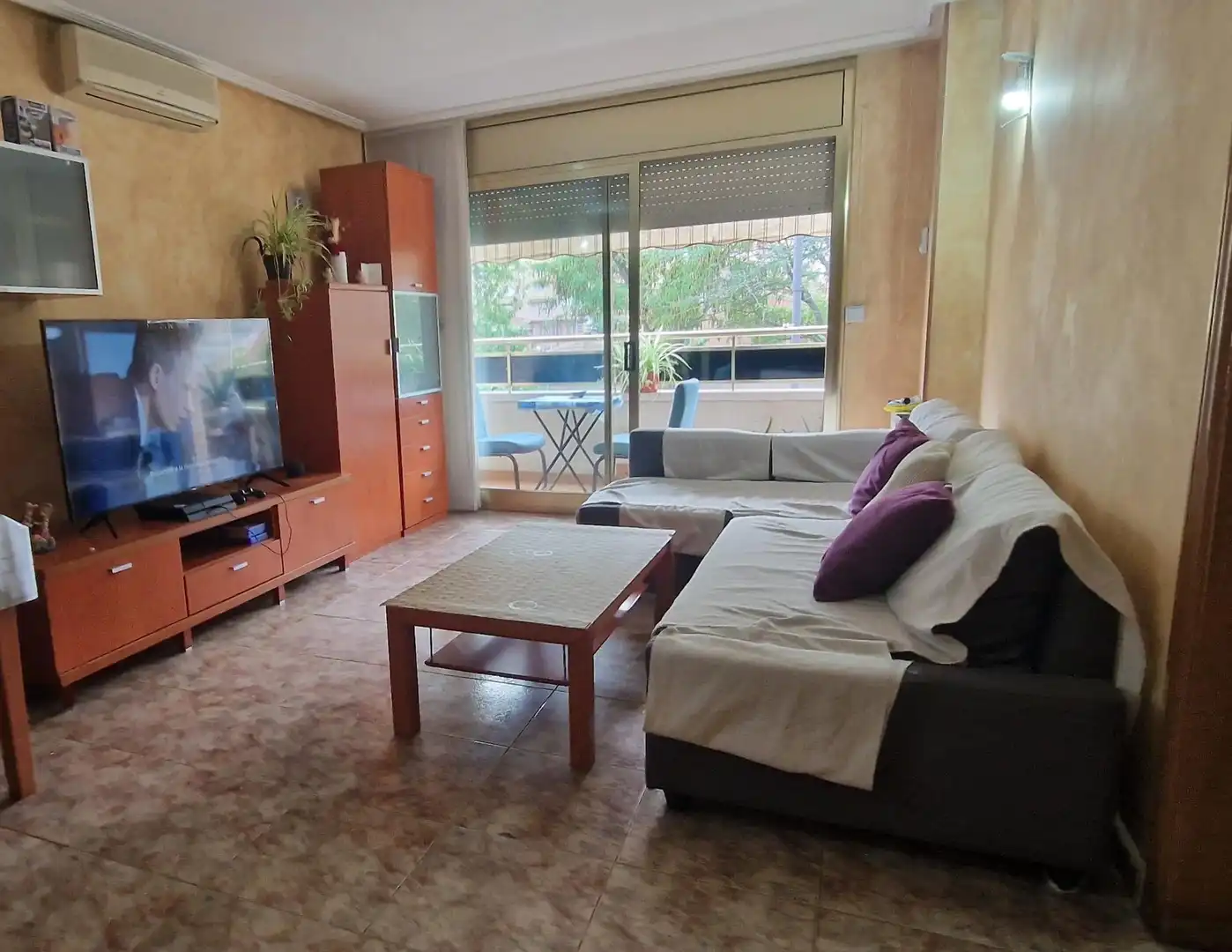 Sala de estar de Piso en venta en Sabadell con Aire acondicionado y Balcón