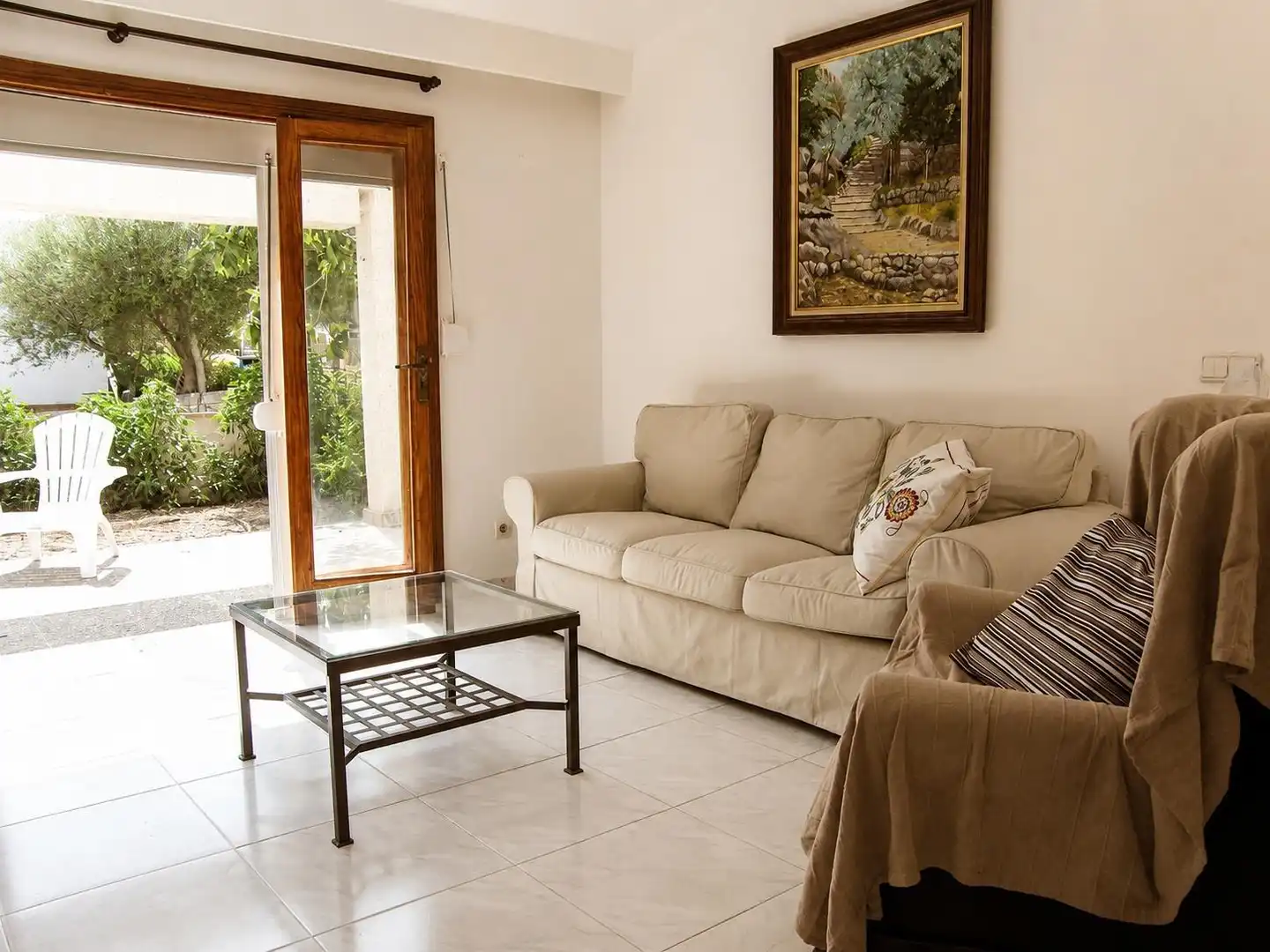Living room of Houses for sale in Santanyí  with Air Conditioner, Private garden and Terrace