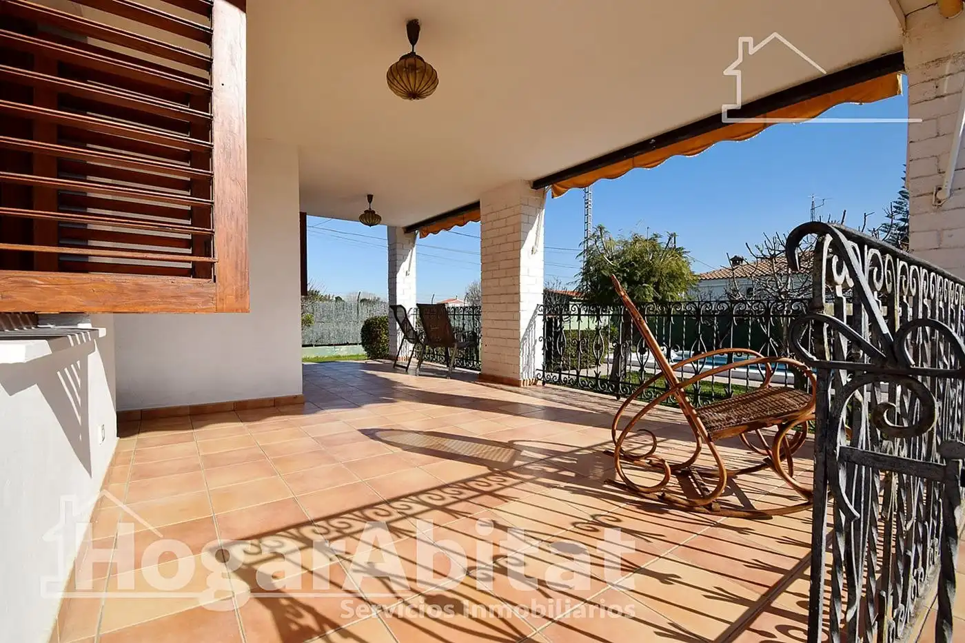 Terrasse von Haus oder Chalet zum Verkauf in Castellón de la Plana / Castelló de la Plana mit Terrasse, Abstellraum und Schwimmbad