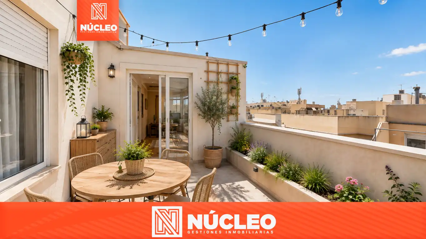 Terraza de Piso en venta en Alicante / Alacant con Terraza y Amueblado