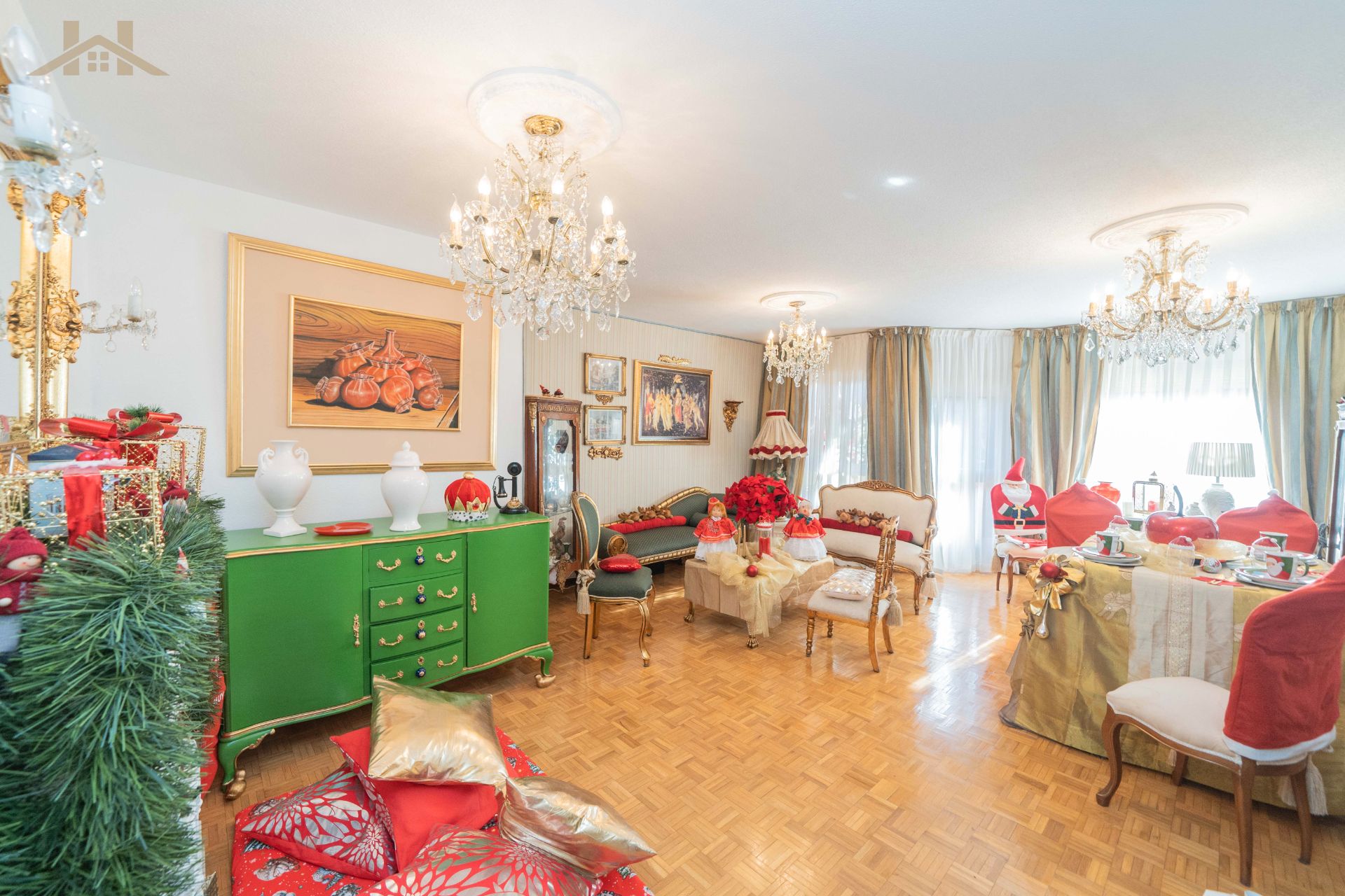 Living room of Flat for sale in Galapagar  with Heating, Terrace and Furnished