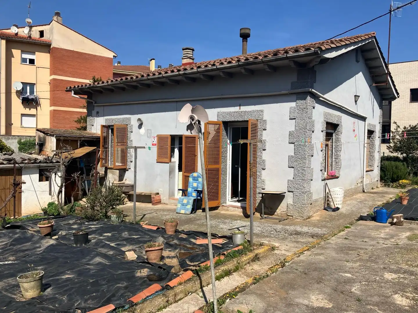 Exterior view of Houses for sale in Olot  with Heating, Private garden and Terrace