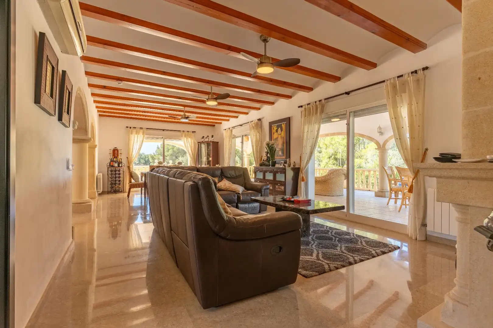 Living room of Houses for sale in Jávea / Xàbia  with Air Conditioner, Heating and Terrace