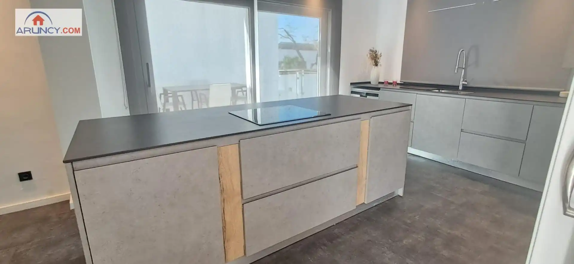Cuina de Casa o xalet de lloguer en Montequinto amb Aire condicionat, Jardí privat i Traster