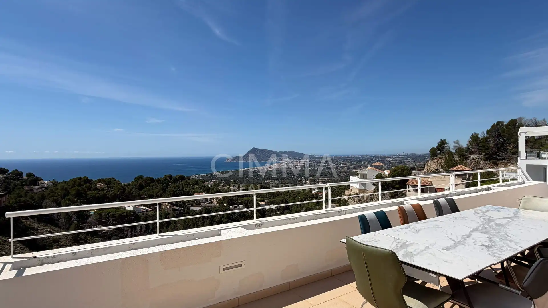 Vista exterior de Casa o chalet en venta en Altea con Calefacción y Piscina