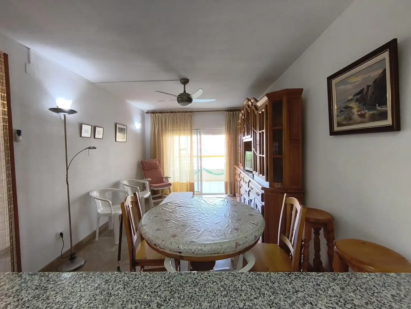 Comedor de Apartamento en venta en Salou con Terraza y Amueblado