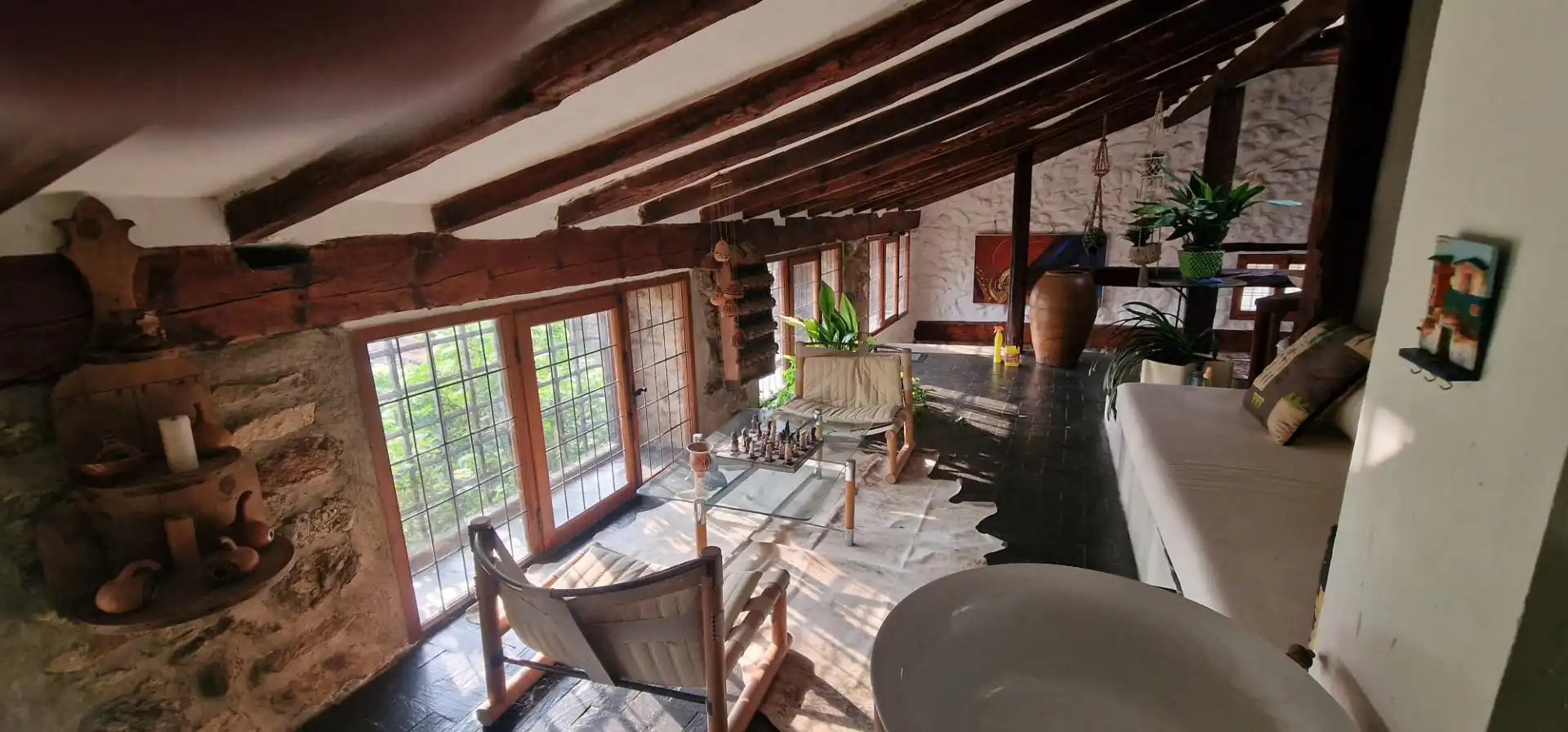 Sala d'estar de Casa o xalet en venda en Sotosalbos