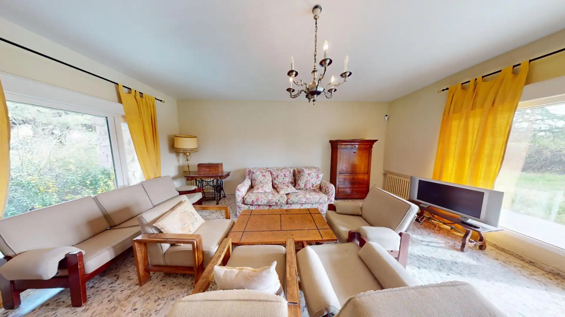 Sala de estar de Casa o chalet en venta en Pedrezuela con Calefacción, Jardín privado y Terraza