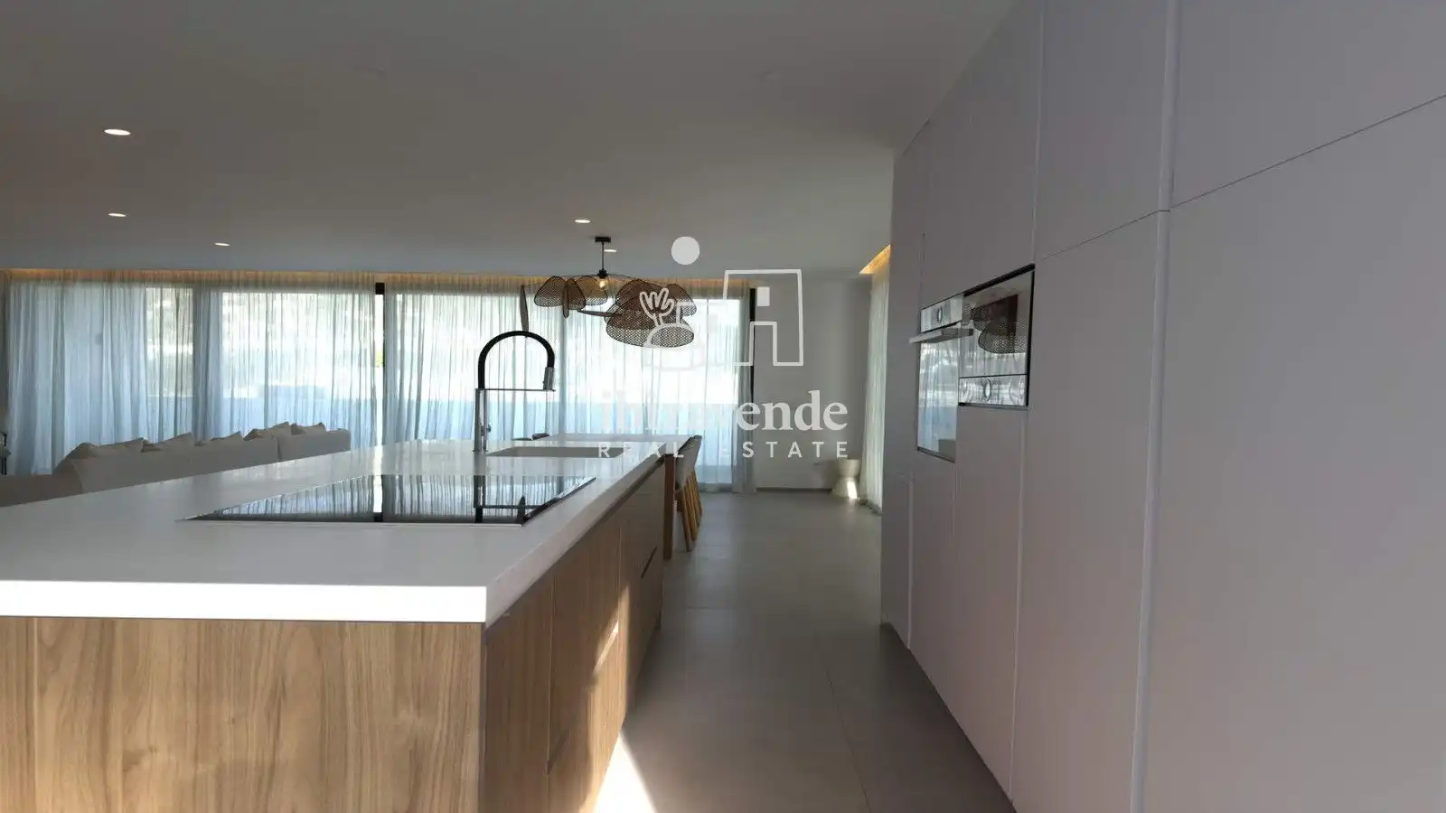 Cocina de Casa o chalet de alquiler en Santa Eulària des Riu con Aire acondicionado, Calefacción y Piscina