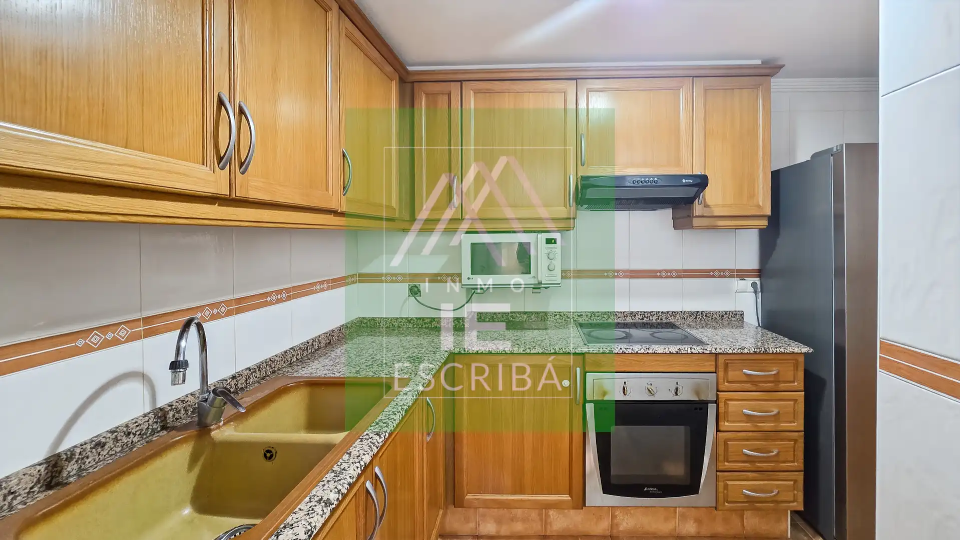 Kitchen of Flat for sale in Catadau  with Air Conditioner and Terrace