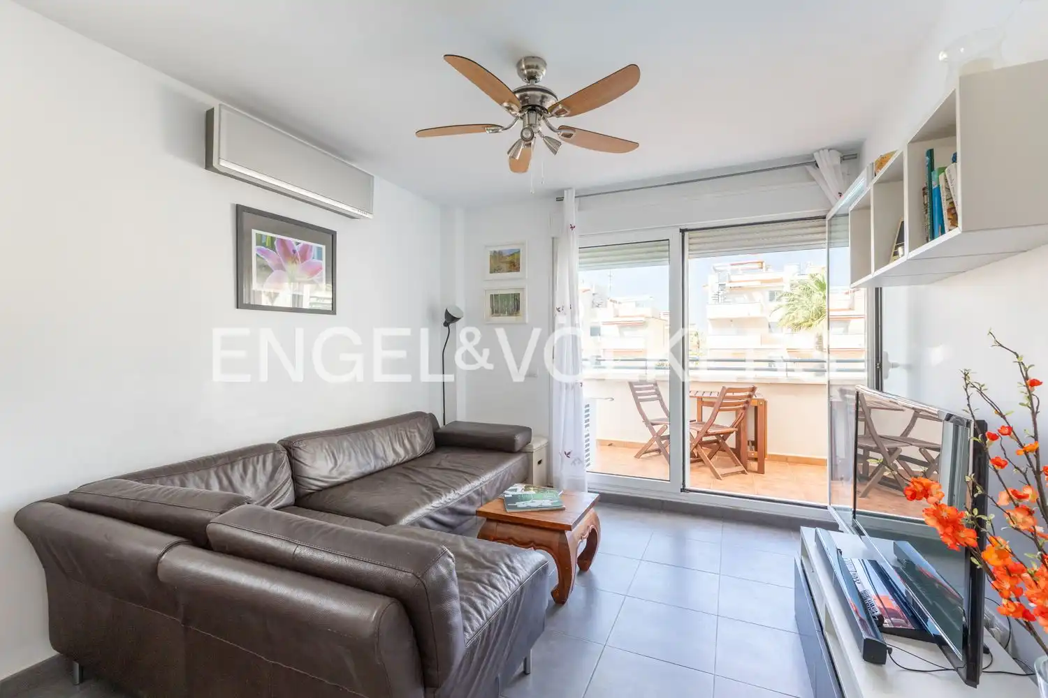 Wohnzimmer von Wohnung zum Verkauf in Alcalà de Xivert mit Klimaanlage, Heizung und Terrasse